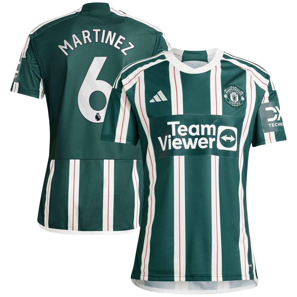 Lisandro MartÃ­nez Manchester United 2023/24 Away Replica Player Jersey - Green