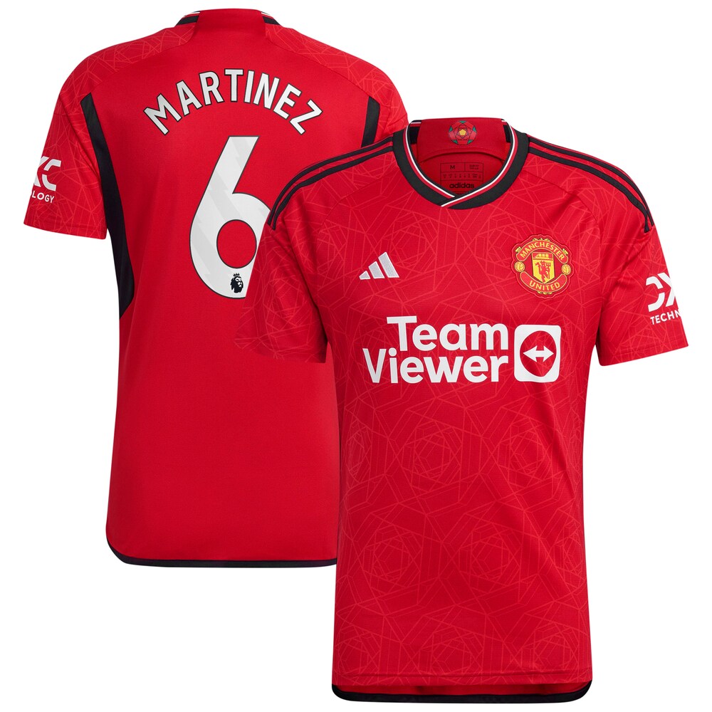 Lisandro MartÃ­nez Manchester United 2023/24 Home Replica Player Jersey - Red