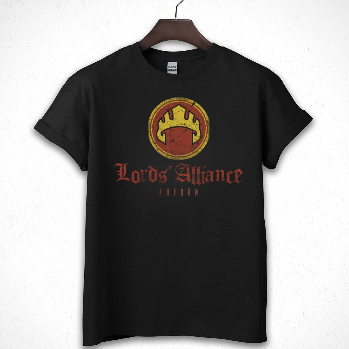 Lords' Alliance Faerun Crown Vintage Style Graphic T-Shirt