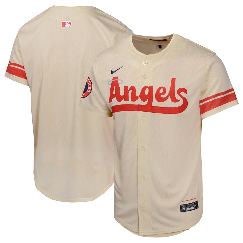 Los Angeles Angels Youth City Connect Limited Jersey | Cream