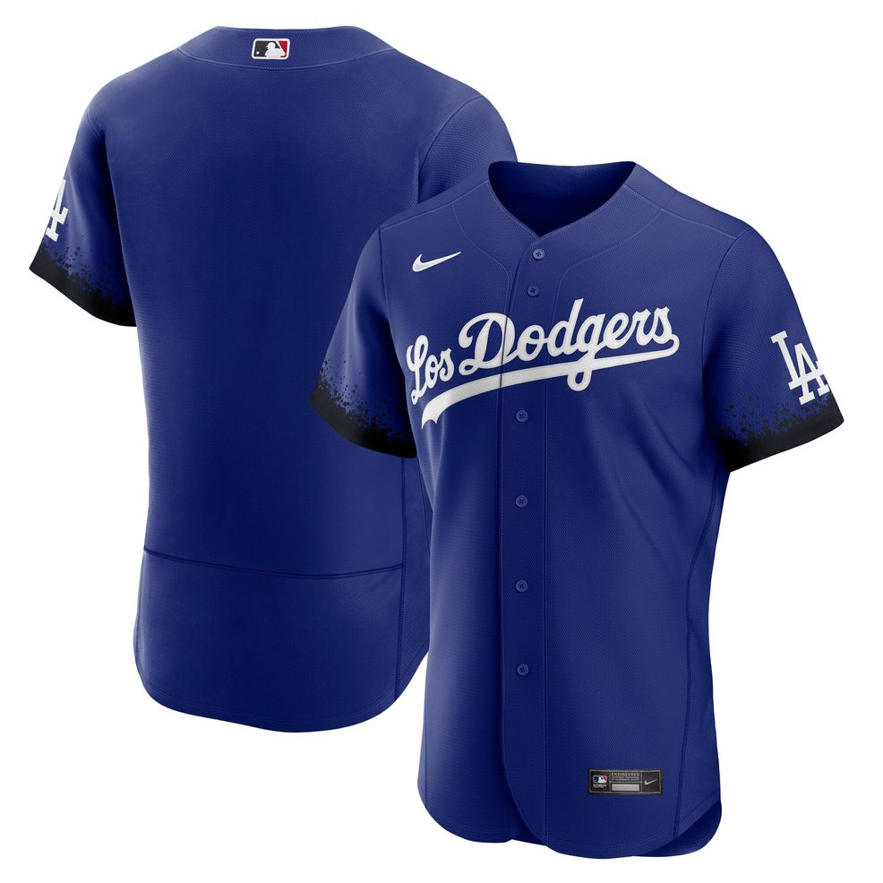 Los Angeles Dodgers Nike 2021 City Connect Authentic Jersey &#8211; Royal
