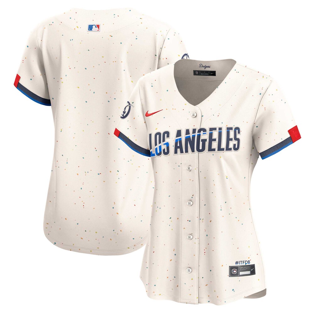 Los Angeles Dodgers Women's 2024 City Connect Limited Jersey - Cream