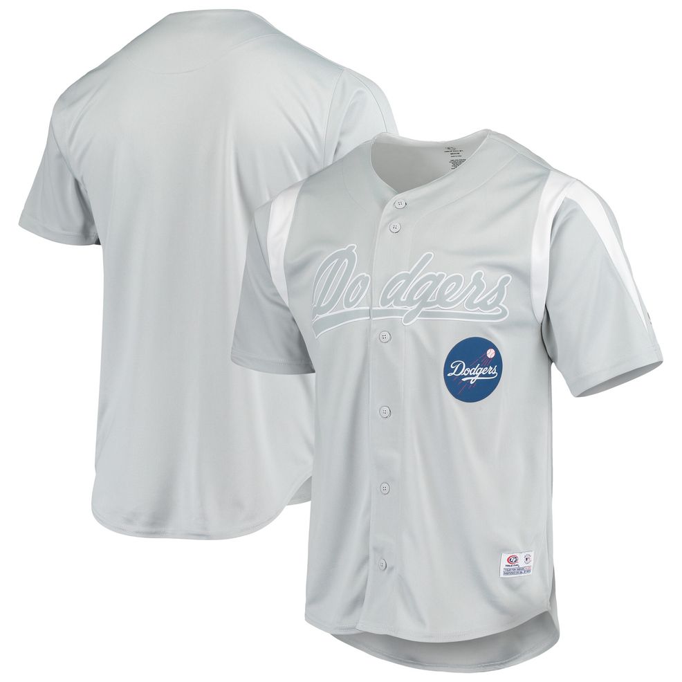 Los Angeles Dodgers Stitches Chase Jersey &#8211; Gray