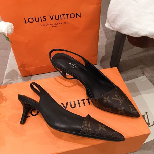 Louis Vuitton Cherie Slingback Pump LV 1A86GI Storezily