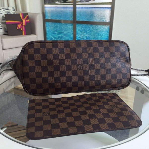 Louis Vuitton Neverfull Mm Bag Damier Ebene N41358 Blv113 Storezily