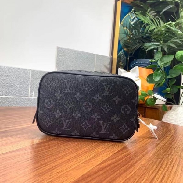 Louis Vuitton Toilet Pouch PM Monogram Eclipse M43384 Storezily