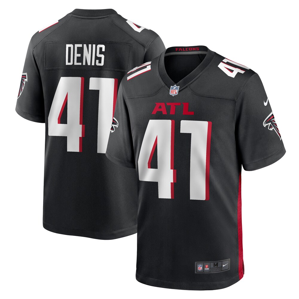 Lukas Denis Atlanta Falcons Nike  Game Jersey -  Black