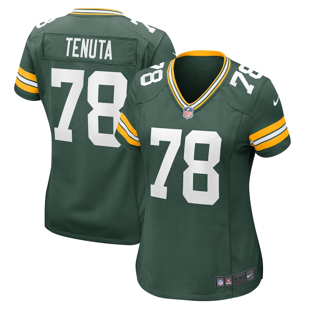 Luke Tenuta Green Bay Packers Women's Home Game Player Jersey - Green