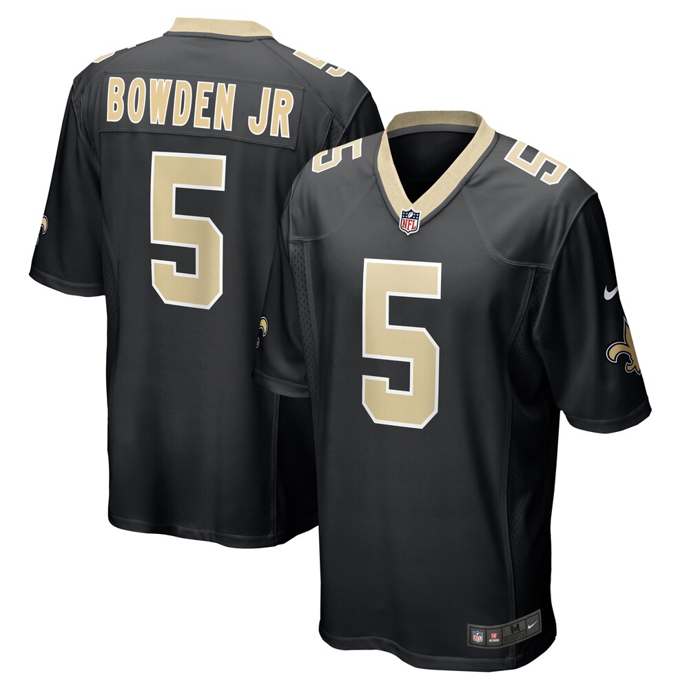 Lynn Bowden Jr. New Orleans Saints Team Game Jersey -  Black