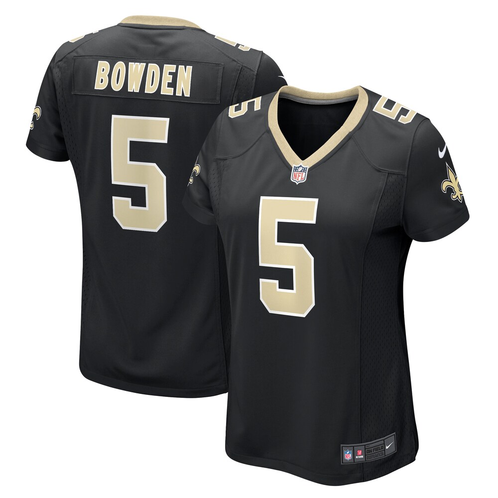 Lynn Bowden Jr. New Orleans Saints Women's Team Game Jersey -  Black