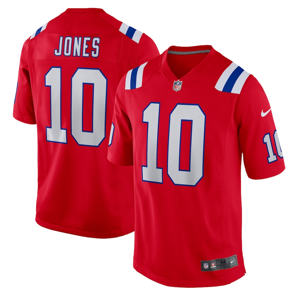 Mac Jones New England Patriots Game Jersey | Red