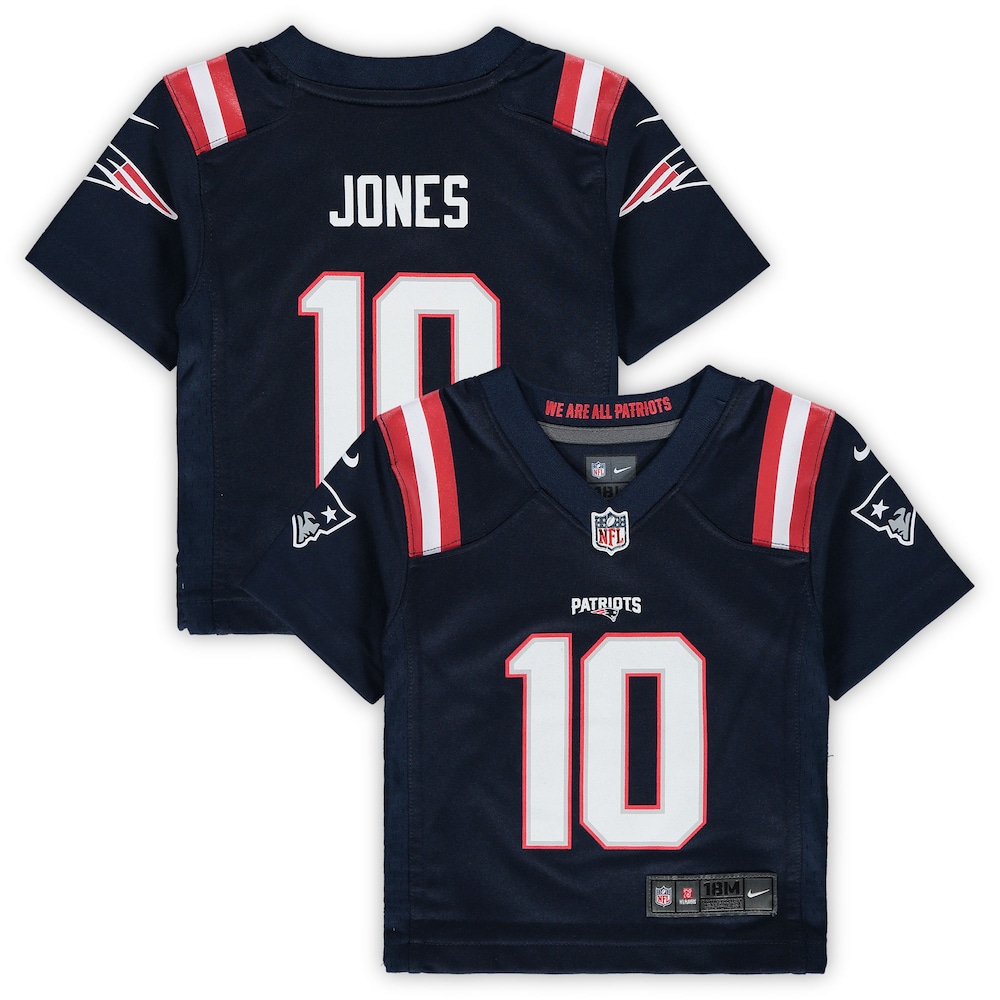 Mac Jones New England Patriots Infant Game Jersey - Navy