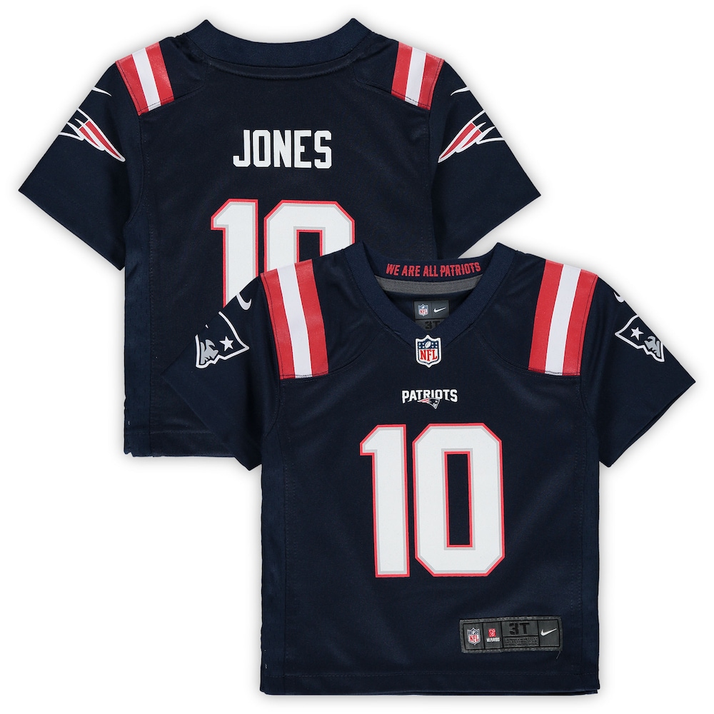 Mac Jones New England Patriots Toddler Game Jersey - Navy