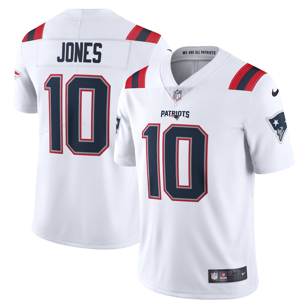 Mac Jones New England Patriots Vapor Limited Jersey - White