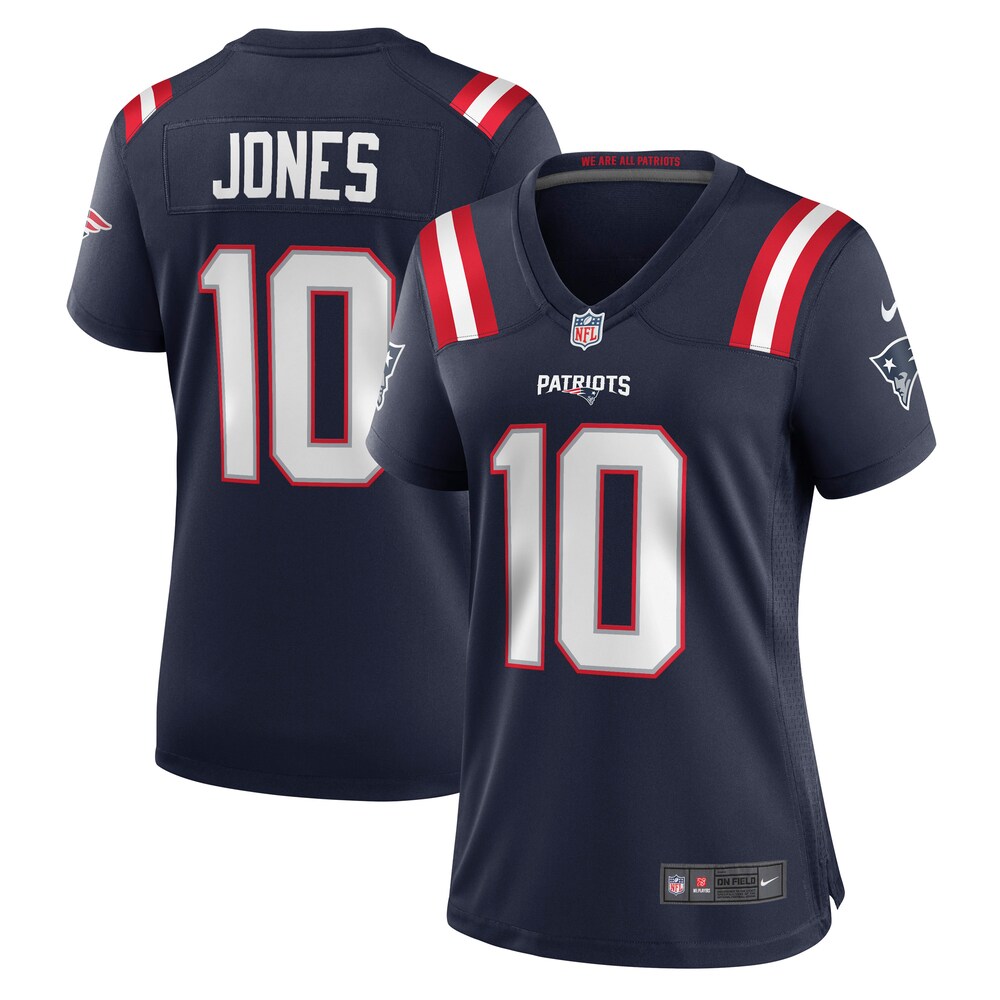 Mac Jones New England Patriots Women's Player Jersey - Navy