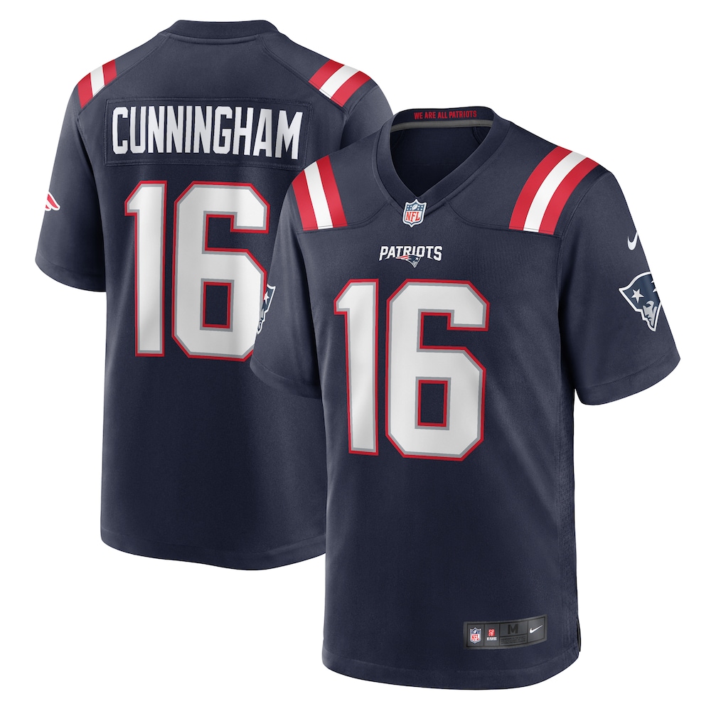 Malik Cunningham New England Patriots Team Game Jersey -  Navy