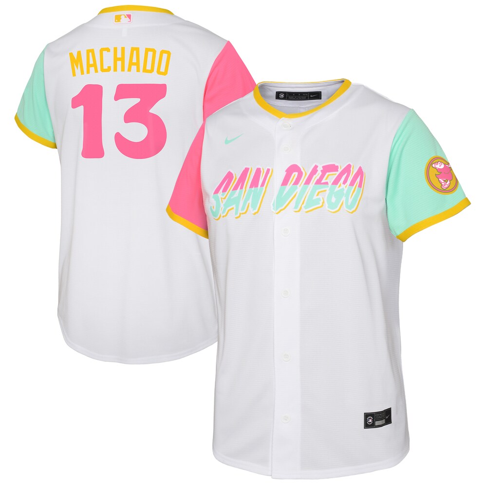 Manny Machado San Diego Padres Toddler City Connect Replica Player Jersey - White