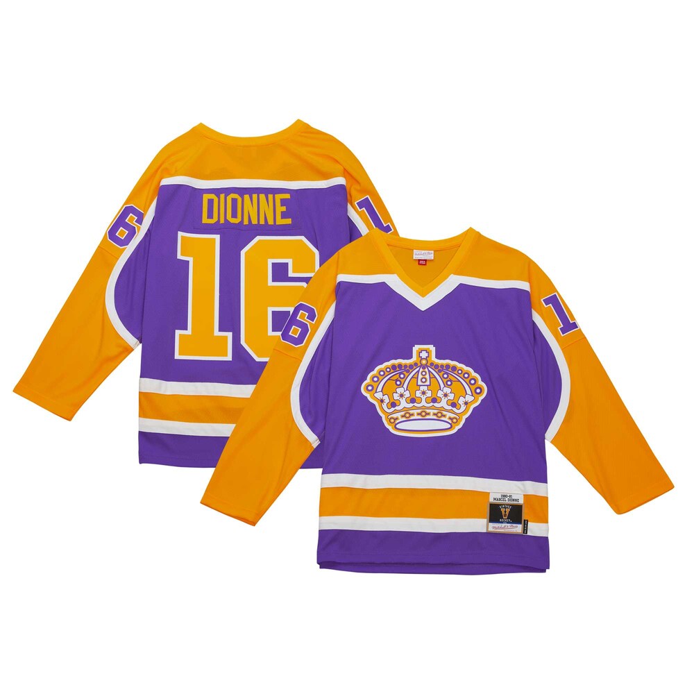 Marcel Dionne Los Angeles Kings Mitchell & Ness 1980/81 Blue Line Player Jersey - Purple