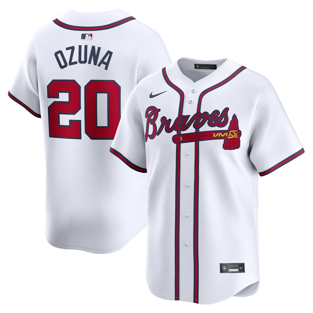 Marcell Ozuna Atlanta Braves Home Limited Player Jersey | White