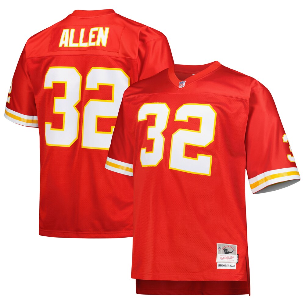 Marcus Allen Kansas City Chiefs Mitchell & Ness Big & Tall 1994 Retired Player Replica Jersey - Red