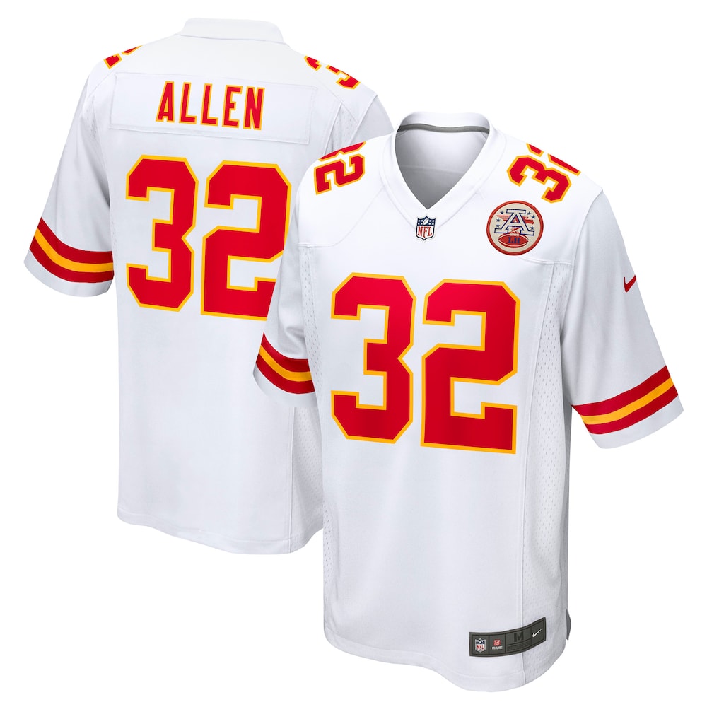 Marcus Allen Kansas City Chiefs Retired Player Game Jersey | White