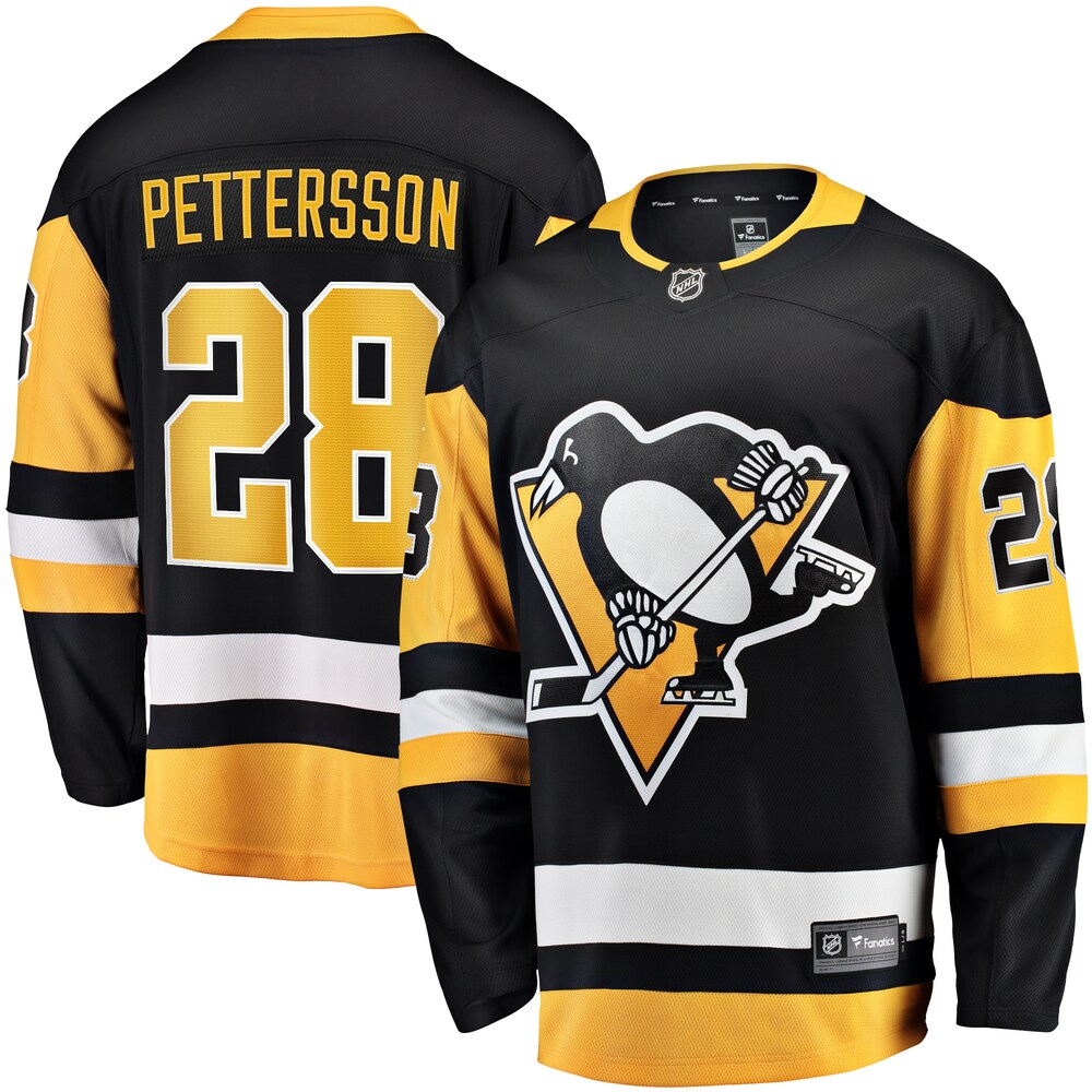 Marcus Pettersson Pittsburgh Penguins Fanatics Branded Home Breakaway Jersey - Black