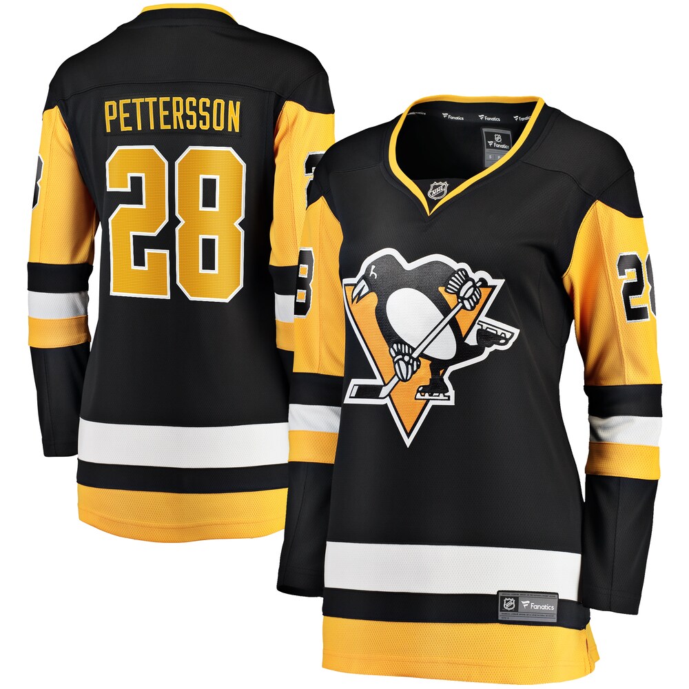 Marcus Pettersson Pittsburgh Penguins Fanatics Branded Women's Home Breakaway Player Jersey - Black