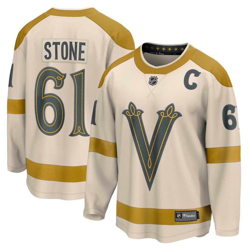 Mark Stone Vegas Golden Knights Fanatics Branded 2024 NHL Winter Classic Breakaway Player Jersey - Cream