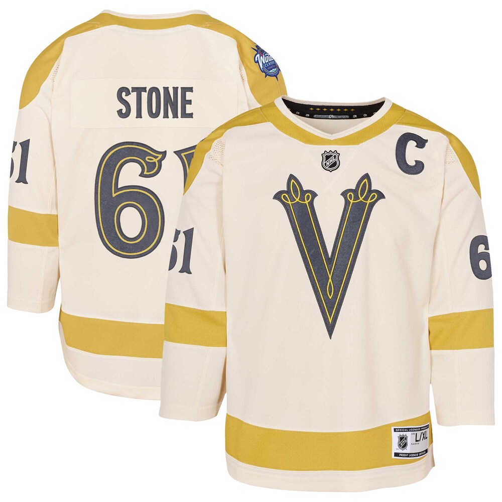 Mark Stone Vegas Golden Knights Preschool 2024 NHL Winter Classic Premier Player Jersey - Cream