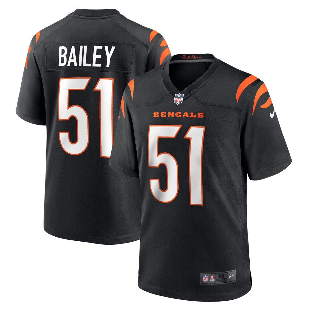 Markus Bailey Cincinnati Bengals Game Jersey | Black