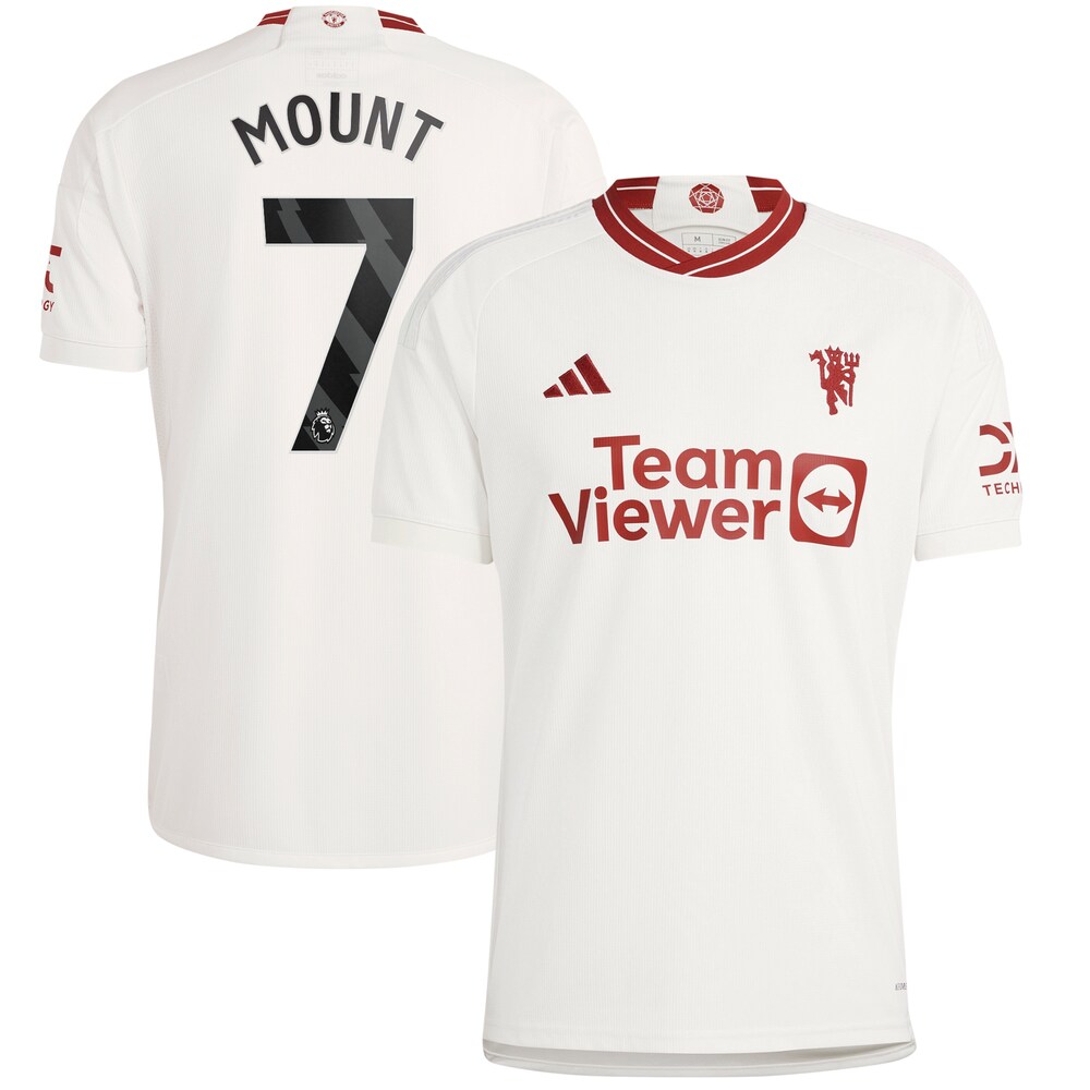 Mason Mount Manchester United 2023/24 Third Replica Player Jersey - White