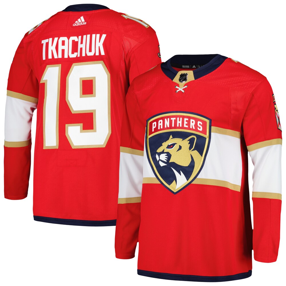 Matthew Tkachuk Florida Panthers adidas Home Primegreen Authentic Pro Player Jersey - Red