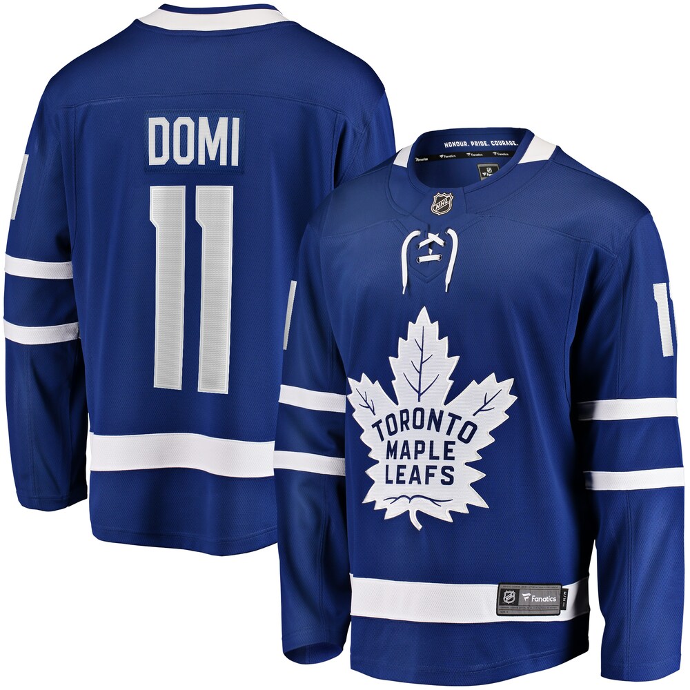 Max Domi Toronto Maple Leafs Fanatics Branded Home Breakaway Jersey - Blue