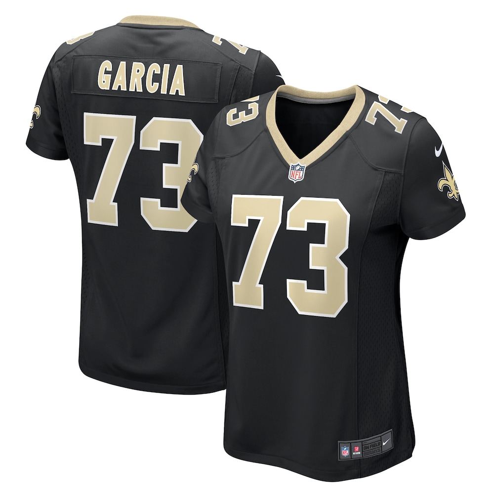 Max Garcia New Orleans Saints Women's Team Game Jersey |  Black