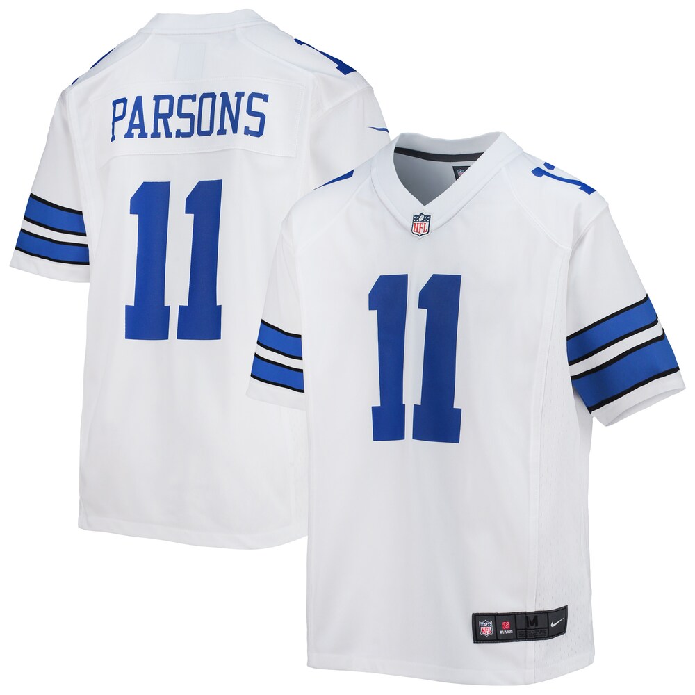 Micah Parsons Dallas Cowboys Youth Game Jersey - White