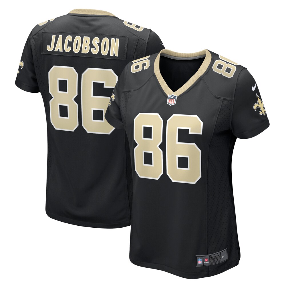Michael Jacobson New Orleans Saints Nike Women's  Game Jersey -  Black