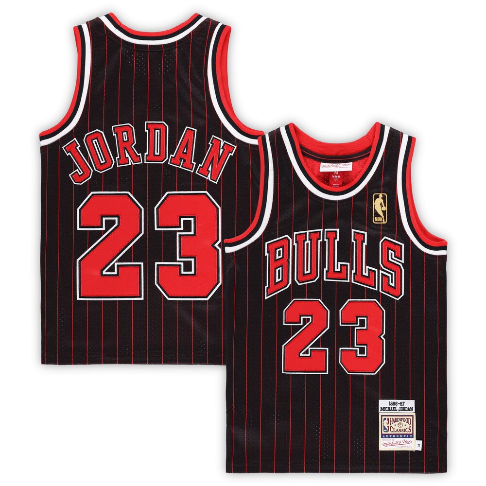 Michael Jordan Chicago Bulls Mitchell & Ness Preschool 1996/97 Hardwood Classics Jersey - Black