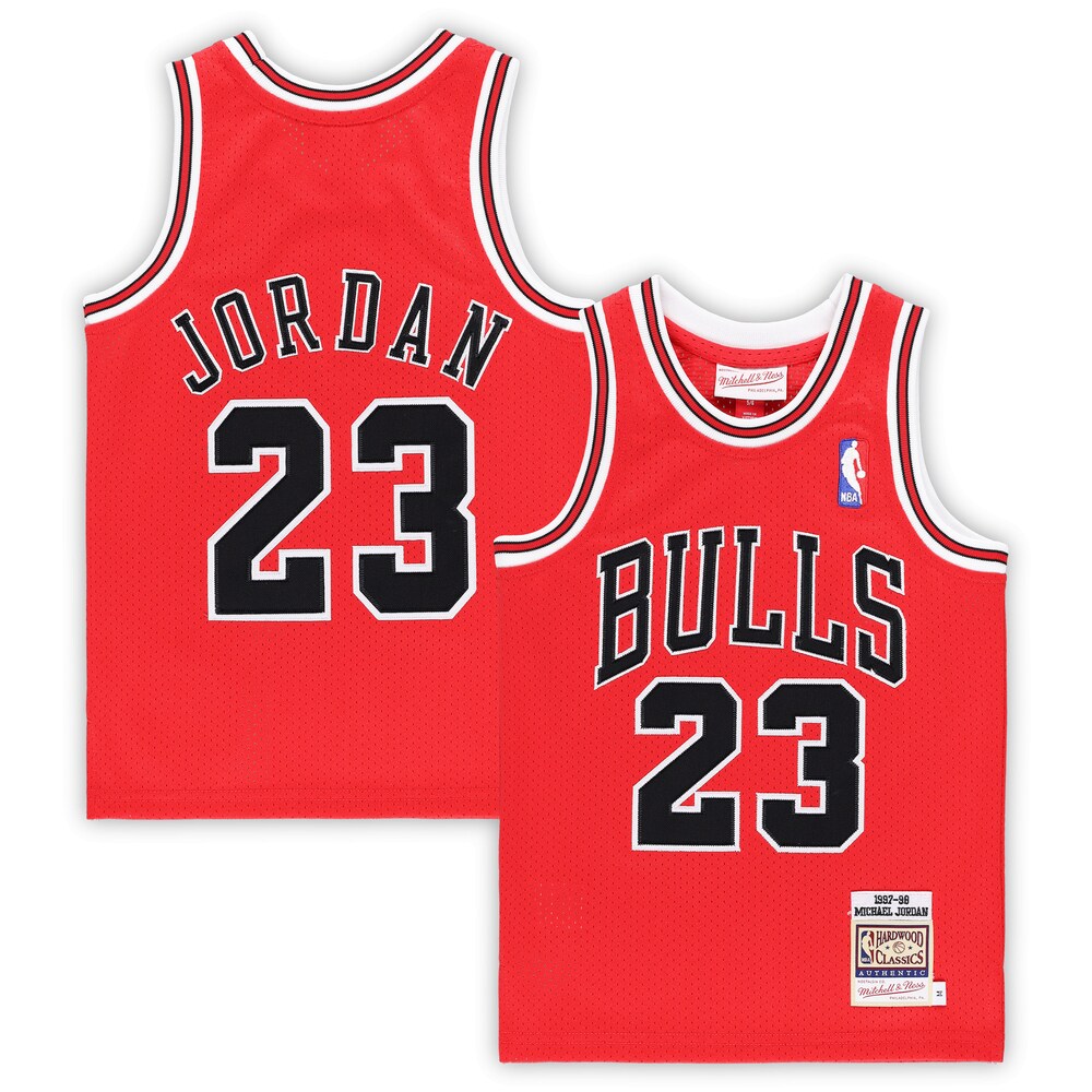 Michael Jordan Chicago Bulls Mitchell & Ness Preschool 1997/98 Hardwood Classics Authentic Jersey - Red