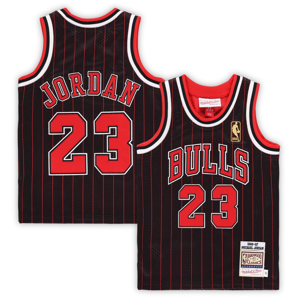 Michael Jordan Chicago Bulls Mitchell & Ness Toddler 1996/97 Hardwood Classics Jersey - Black