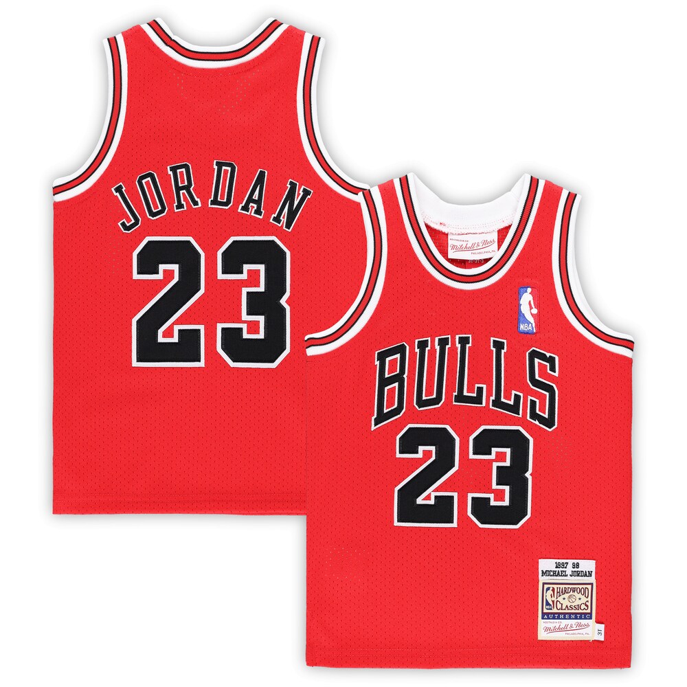 Michael Jordan Chicago Bulls Mitchell & Ness Toddler 1997/98 Hardwood Classics Authentic Jersey - Red
