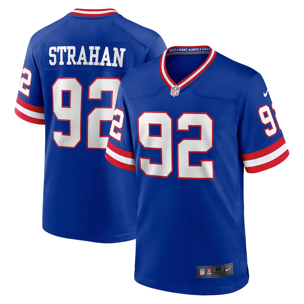 Michael Strahan New York Giants Classic Retired Player Game Jersey | Royal