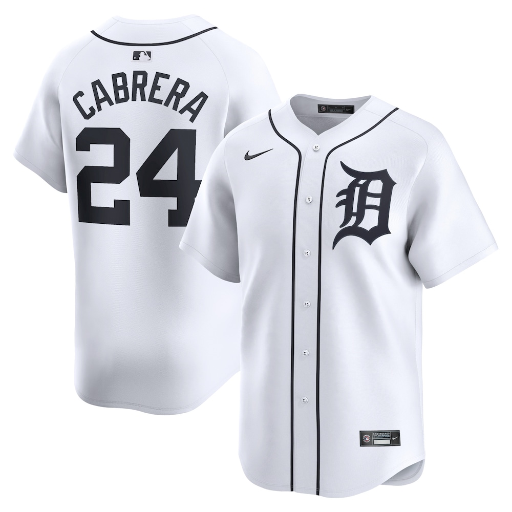 Miguel Cabrera Detroit Tigers Home Limited Player Jersey | White