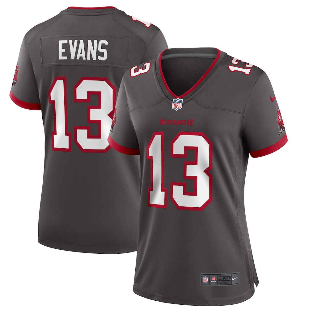 Mike Evans Tampa Bay Buccaneers Nike Women's Alternate Game Jersey - Pewter