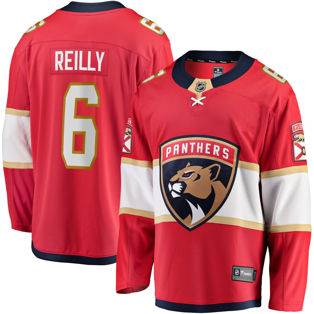 Mike Reilly Florida Panthers Fanatics Branded Home Breakaway Jersey - Red