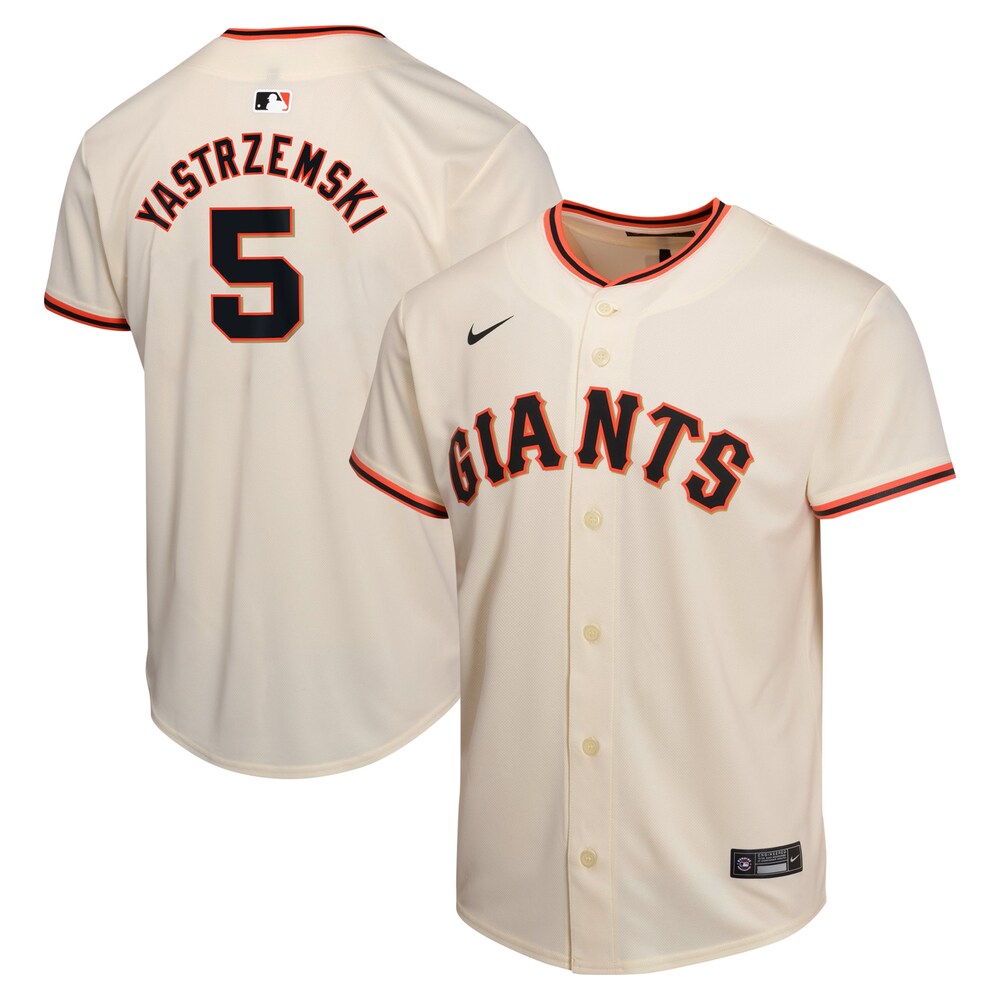 Mike Yastrzemski San Francisco Giants Youth Home Game Player Jersey - Cream