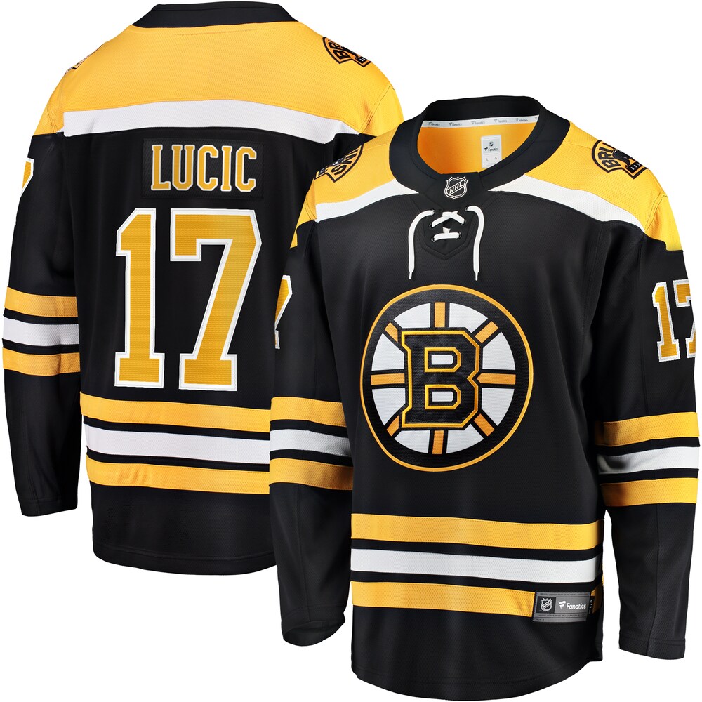 Milan Lucic Boston Bruins Fanatics Branded Home Breakaway Jersey - Black