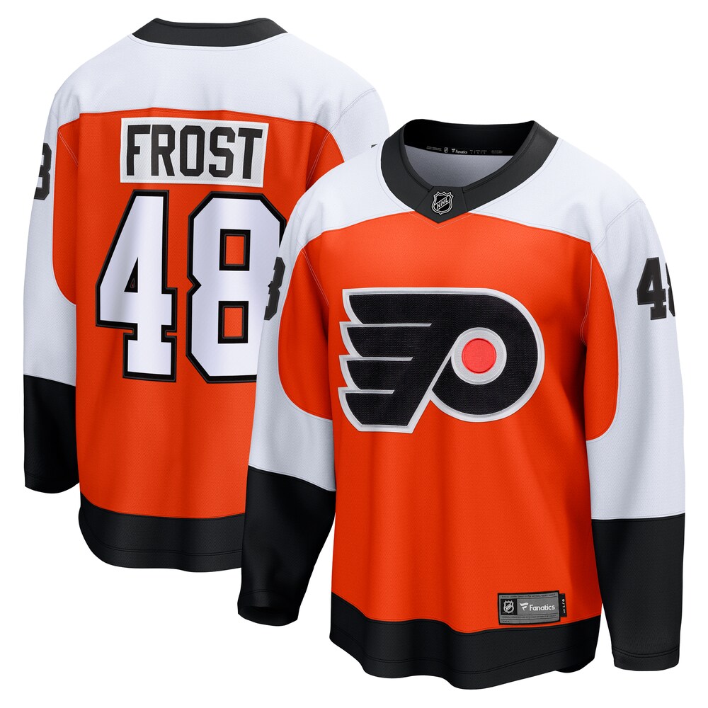 Morgan Frost Philadelphia Flyers Fanatics Branded Home Breakaway Jersey - Orange