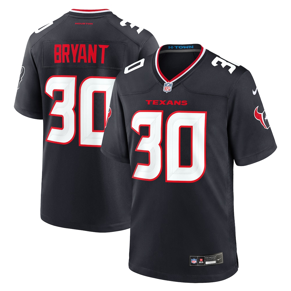 Myles Bryant Houston Texans Team Game Jersey -  Navy