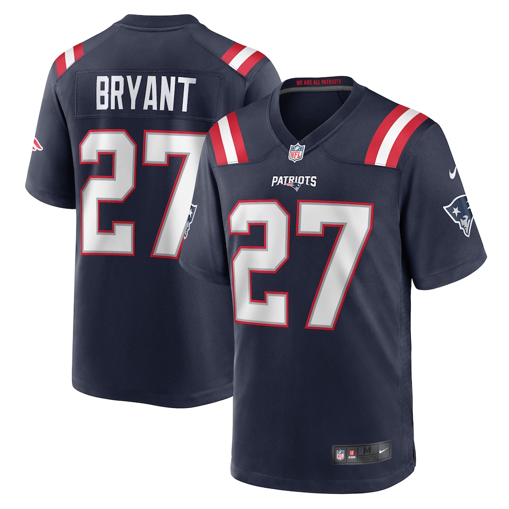 Myles Bryant New England Patriots Game Player Jersey | Navy