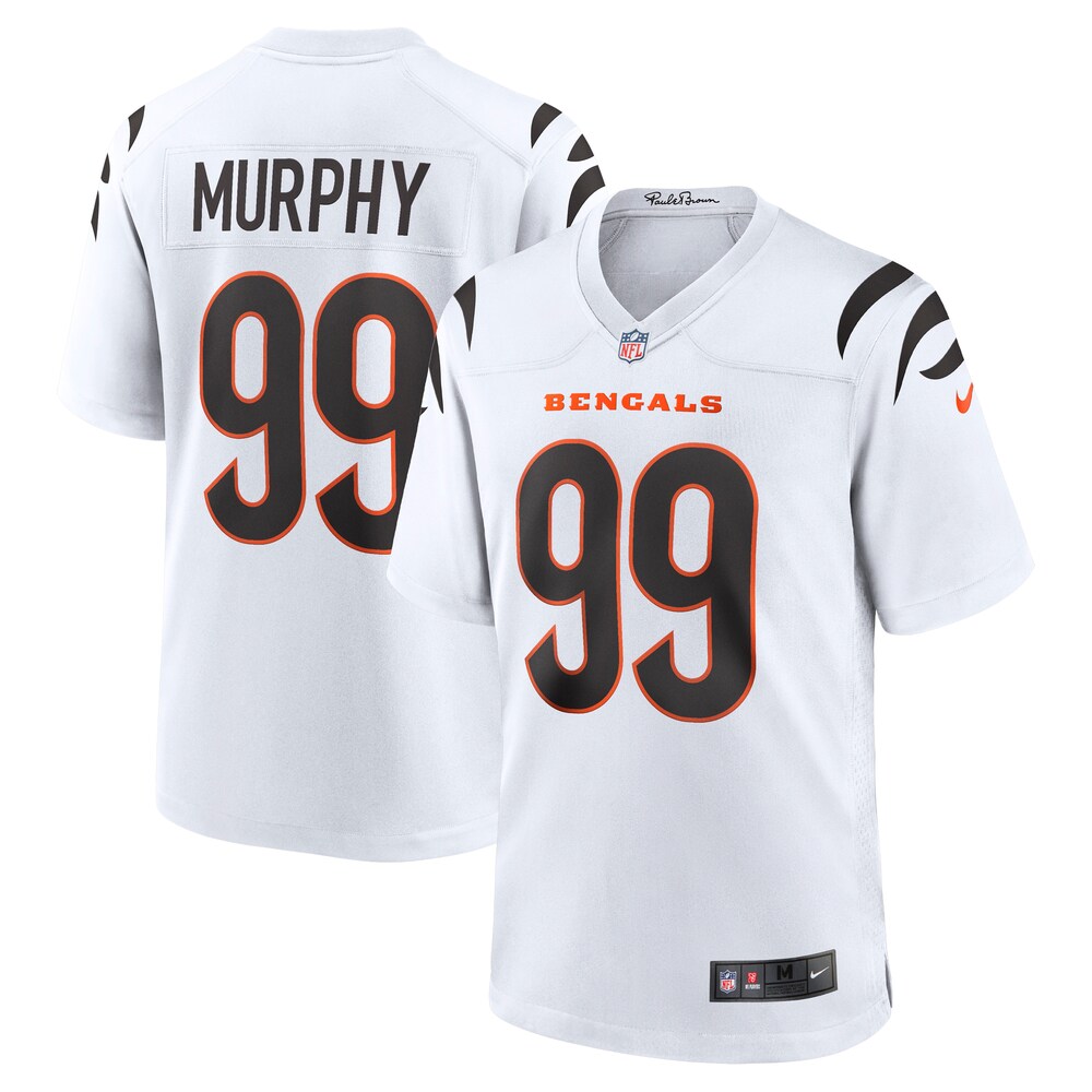 Myles Murphy Cincinnati Bengals Team Game Jersey - White